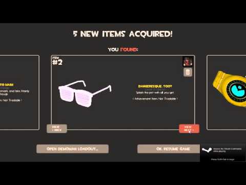 all tf2 items from poker night 2